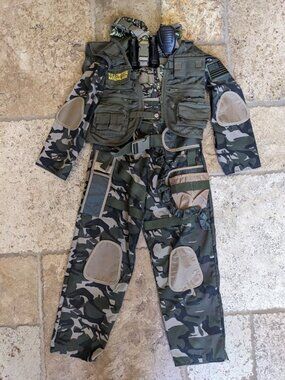 TEETOT & CO PARK RANGER 2PC COSTUME SIZE M (7-8)